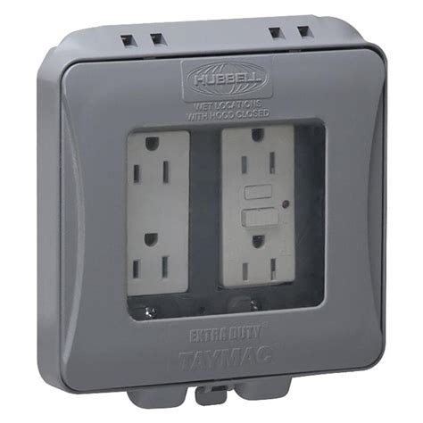 4 weatherproof electrical box and cover|waterproof electrical outlets and covers.